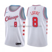 Camisetas Baloncesto NBA Chicago Bulls 2018  Zach Lavine 8# City Edition..